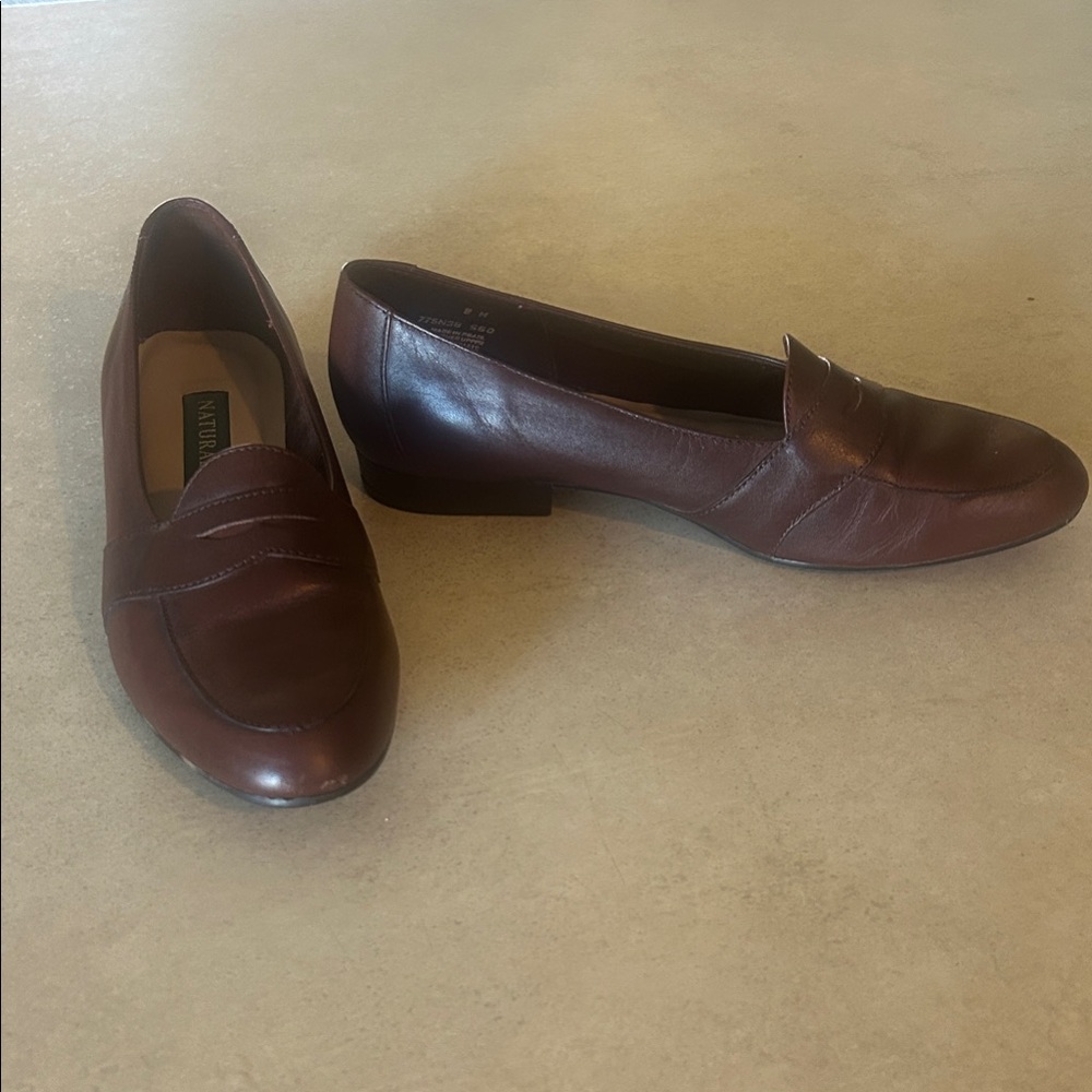 Naturalizer Brown Leather Loafers